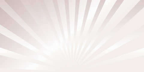 Groovy sunburst in dusty rose color vector illustration. Satin glitter striped radial rays luxury background. Boho spread in neutral beige design. Light quiet luxury backdrop.