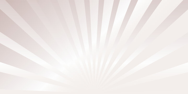 Groovy sunburst in dusty rose color vector illustration. Satin glitter striped radial rays luxury background. Boho spread in neutral beige design. Light quiet luxury backdrop.