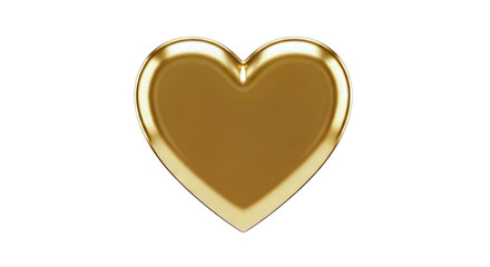 Golden Heart Shape