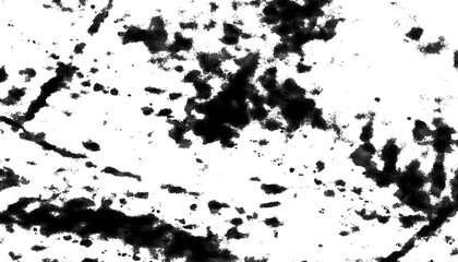Fototapeta premium Black Paint Splatter Grunge Background on Black Texture