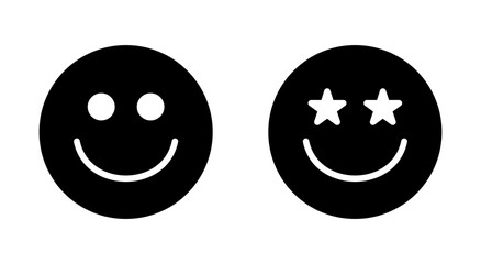 Fototapeta premium Smile icon symbol for apps and websites. smile emoticon icon. feedback sign and symbol