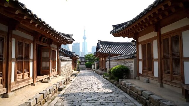 Korean Village Old Town.