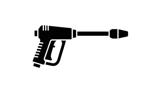 Black silhouette of a drill.