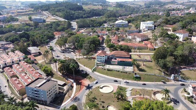 Imagens Aereas de Lavras Minas Gerais - MG - Pra&ccedil;a - Univercidade Federal - UFLA - Campus