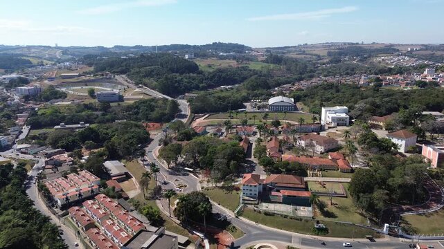 Imagens Aereas de Lavras Minas Gerais - MG - Pra&ccedil;a - Univercidade Federal - UFLA - Campus