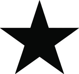 Obraz premium Vibrant orange background with bold black star symbol