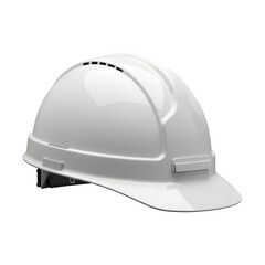 Fototapeta premium White hard hat isolated on transparent background