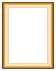 Obraz premium Soft beige classic rectangular frame with smooth gradient border, elegant design for certificate, document and print layout