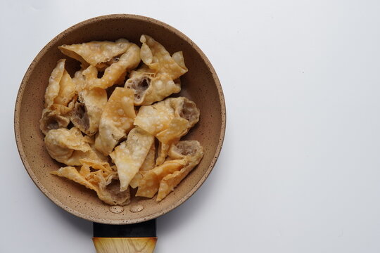 crispy batagor indonesian food isolated
