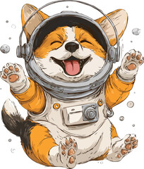 cat with astronaut getup