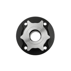 Metal gear part on Transparent Background