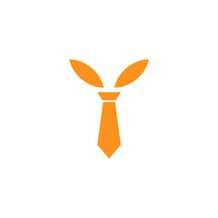 fox tie business logo combination design