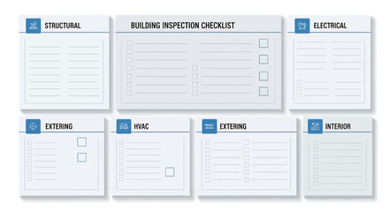 Building Inspection Checklist: Structural, Electrical, HVAC, Interior, Exterior
