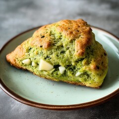 matcha white chocolate scone