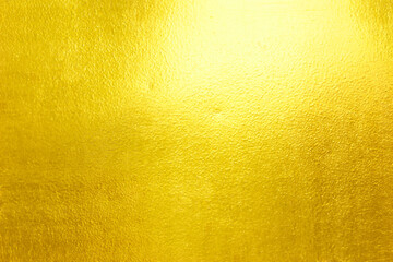 Shiny yellow leaf gold foil