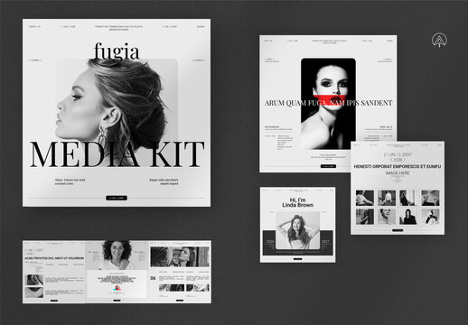 Media Kit Design Template