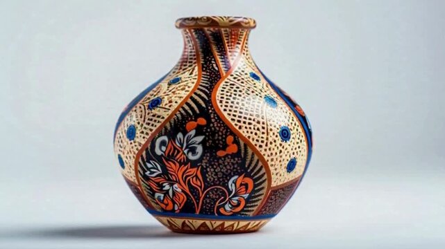 vase on a white background