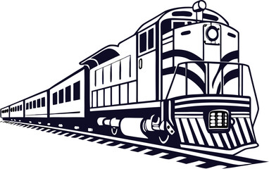 old train on the railway