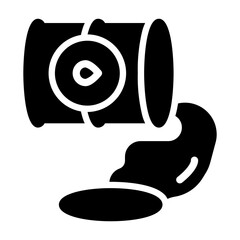 oil spill Solid icon