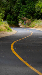 Obraz premium Bike trail in the park