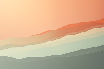 A gradient background in soft pastel earth tones with subtle technology-inspired details.