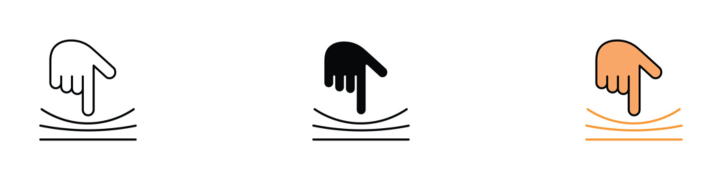 Resilience material icon vector. elasticity, pressure symbol. vector illustration.
