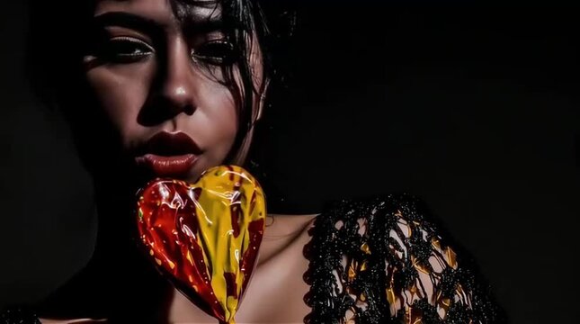WOMAN LOVE VALENTINES CONCEPT