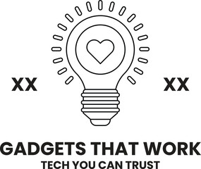 Fototapeta premium A light bulb with a heart in the middle of it