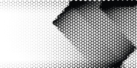 Vector retro grunge sound wave pattern. Audio equalizer halftone design with pulse effect