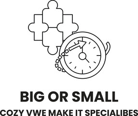 Fototapeta premium A puzzle piece with a clock on it