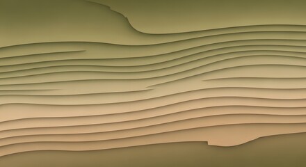 Aerial view of layered terrain with wavy landscape and desert hills