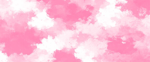Fototapeta premium Vector abstract watercolor pink grunge wall