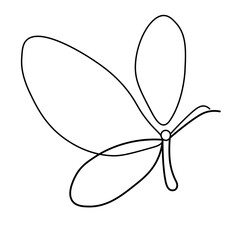 Naklejka premium BUTTERFLY