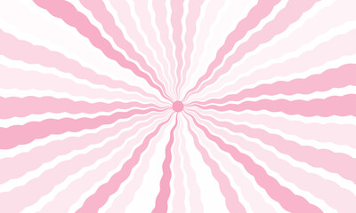 Pink and white sunburst background. Sunburst vector illustration. Sunburst background