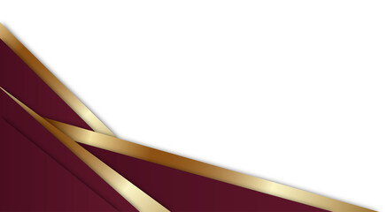 Geometric Luxury: Burgundy and Gold Abstract Design