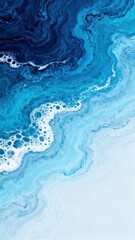 Obraz premium Abstract blue and white swirling patterns