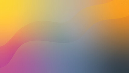 A vibrant abstract background features smooth flowing gradients of yellow orange purple and blue hues with wavy lines high-quality professional detailed modern elegant stylish clean