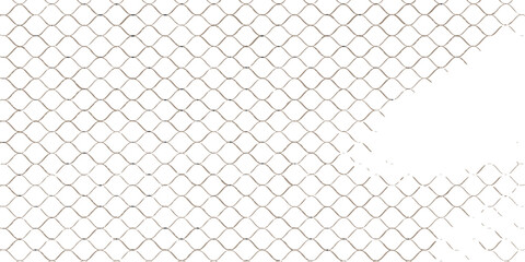 Seamless geometric pattern of a steel chain link fence with barbed wire featuring a metal mesh grid design on a textured iron wire backdrop © DAKU MOHARAJ