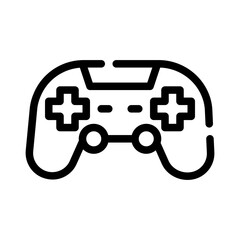 gaming controller line icon