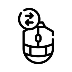 mouse line icon