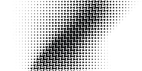 Vector retro grunge sound wave pattern. Audio equalizer halftone design with pulse effect