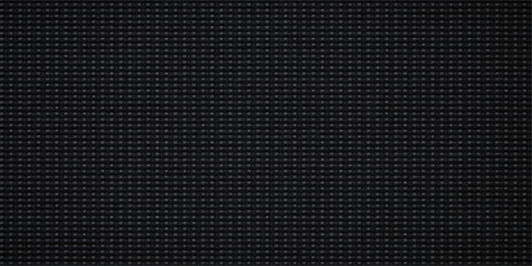 Seamless dark carbon fiber texture featuring a black industrial grid pattern and metallic gray steel mesh design for a modern technology material backdrop