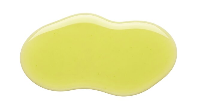 Smooth Shiny Oval Yolk-Like Shape Centered Isolated Healthy Food Concept Modern Minimalist Abstract Design Creative Nutritious Presentation
