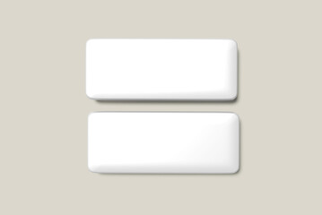 Metal Name Tag Blank Mockup