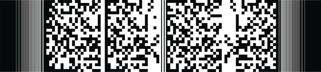 Trendy Barcode Icon Vector with Numeric Code for Modern Web and UI Use