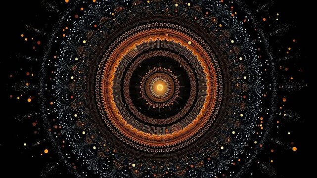 Cosmic Rings in Space Galaxy.
