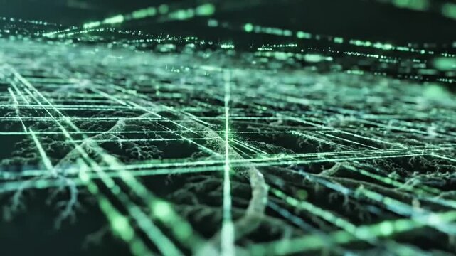 Nature-meets-science concept for sustainability visuals