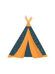 modern kids room fabric teepee for play © Tetiana Kasatkina