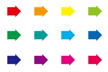 Colorful Arrow Icons Collection