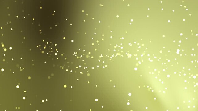 Gold Gradient Background Pulsating Blink Dot Particles on Radius XY Axis for Cinematic Intro Sophisticated Vibrant Broadcast Quality